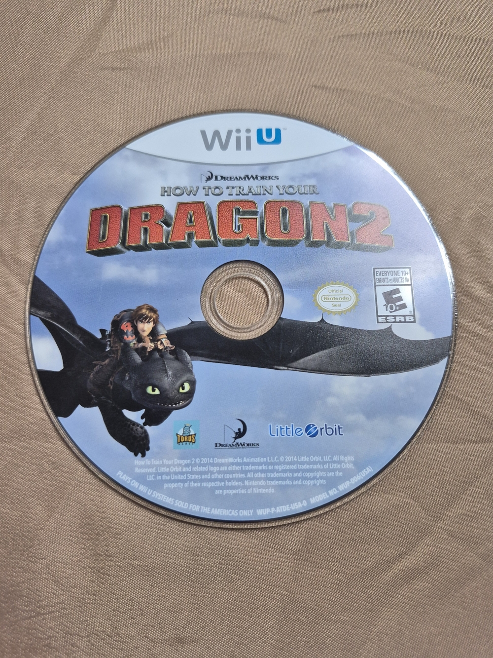How to Train Your Dragon 2 (Nintendo Wii U) - Disc Only